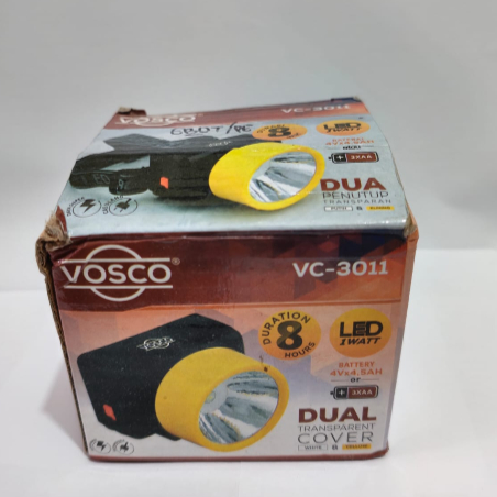 SENTER KEPALA VOSCO VC-3011 CAHAYA PUTIH