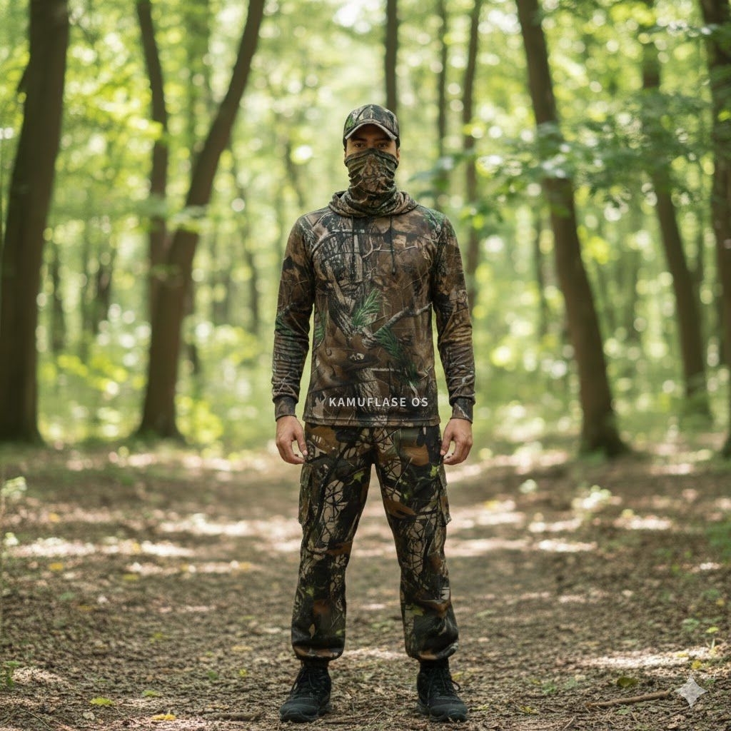 Setelan Pakaian camo Lengkap Realtree Baju berburu hunting fishing hiking setelan pakaian outdoor ka