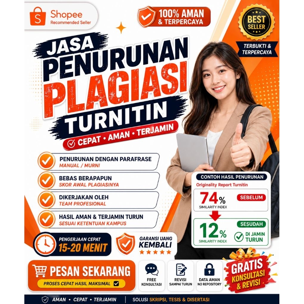 Jasa Parafrasa atau Penurunan Plagiasi Turnitin.
