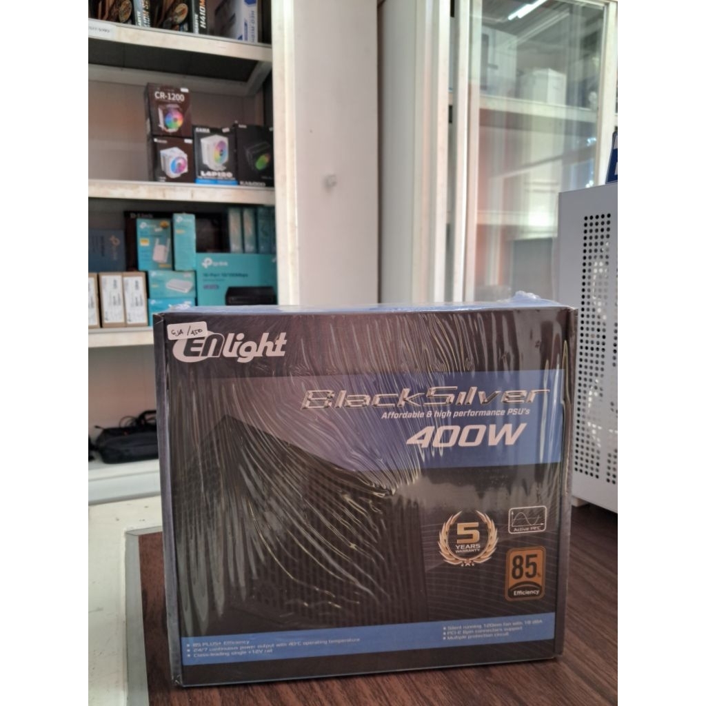 PSU Enlight Black Silver 400W