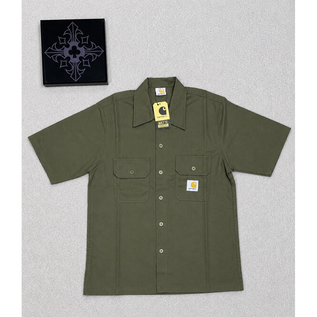Kemeja Workshirt Crht Army | Workshirt Polos Unisex