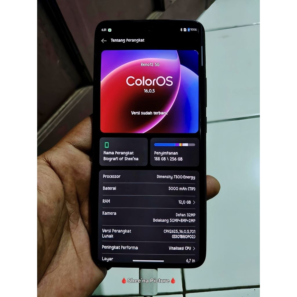 Oppo reno 12 5G 12/256GB