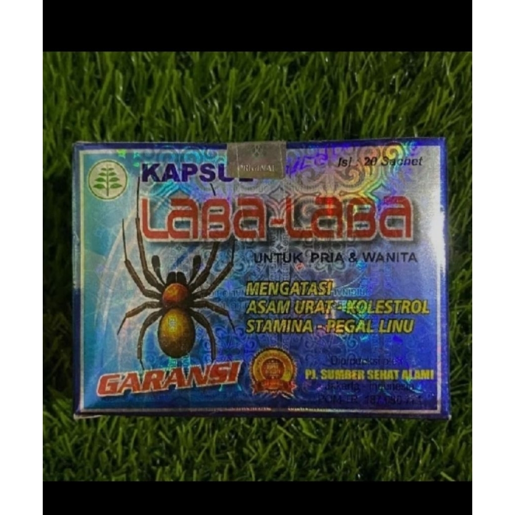 Kapsul Laba Laba BIRU / 1 box 20 sachet