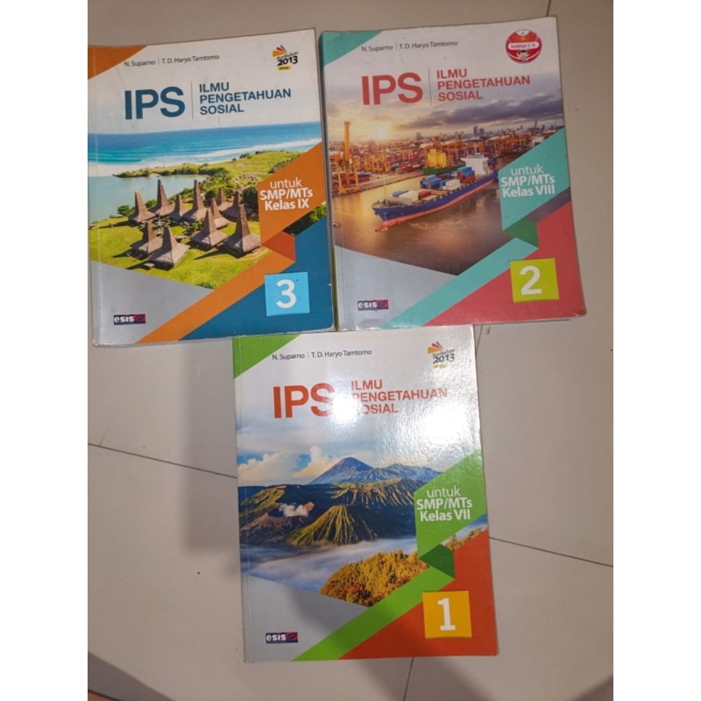 Buku Bekas IPS kelas 7-9