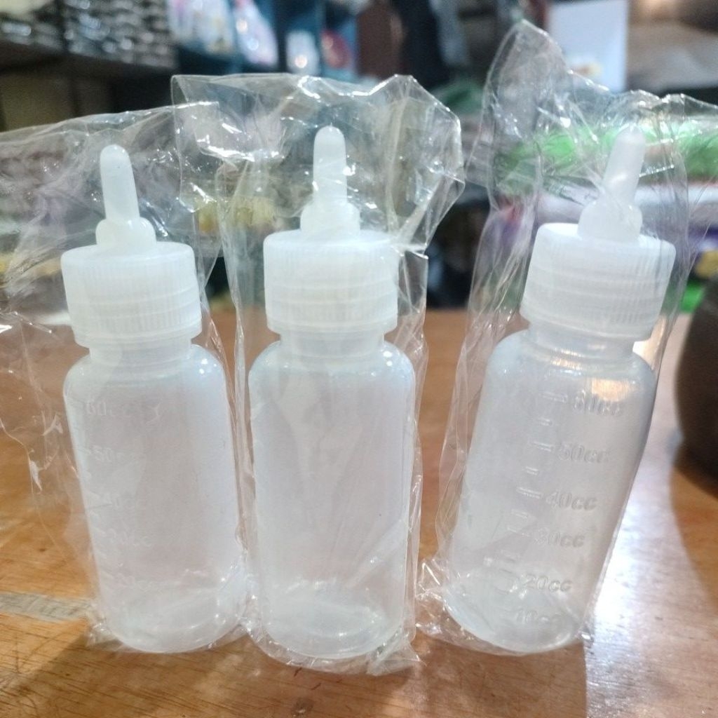 Botol Susu Kucing Anjing 60ml - Dot Silikon Lembut, Mudah Dibersihkan, Tahan Lama