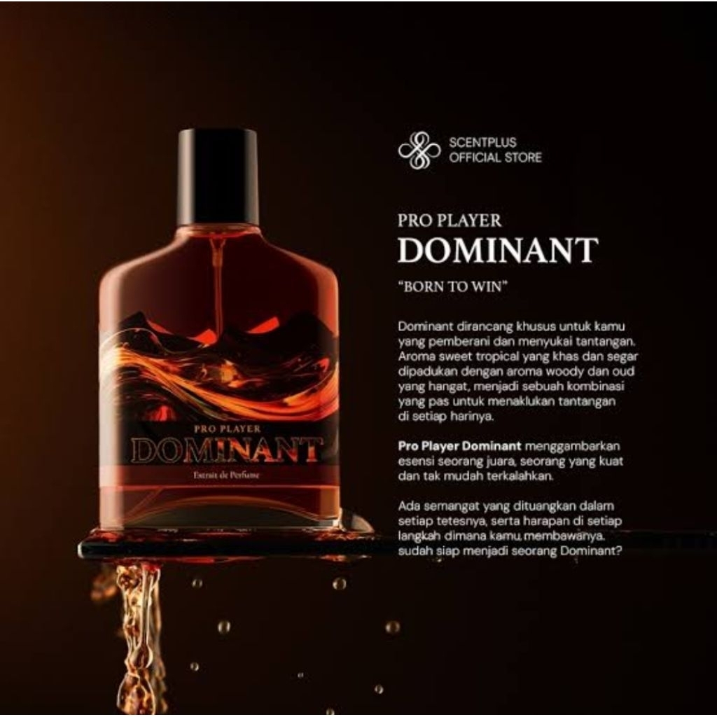 Scentplus Dominant Perfume Original 35 ml - Parfum Pria Tahan Lama Premium

