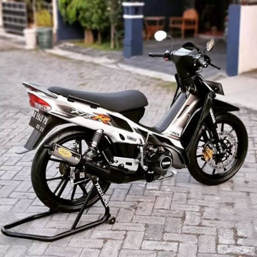 Striping F1ZR Ardat 2001 Hitam Merah Sticker Lis Standar Ori Yamaha f1zr 2001 Hitam putih merah hita