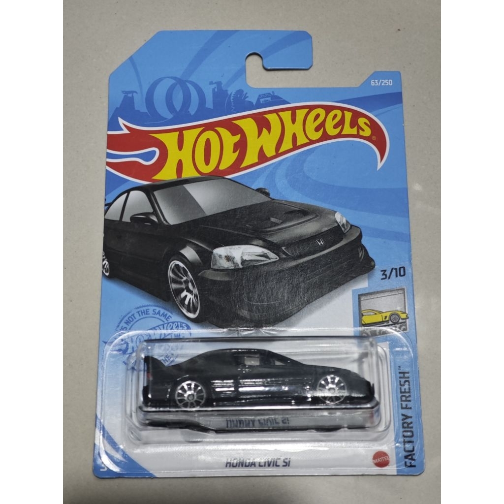 hot wheels honda civic si hitam