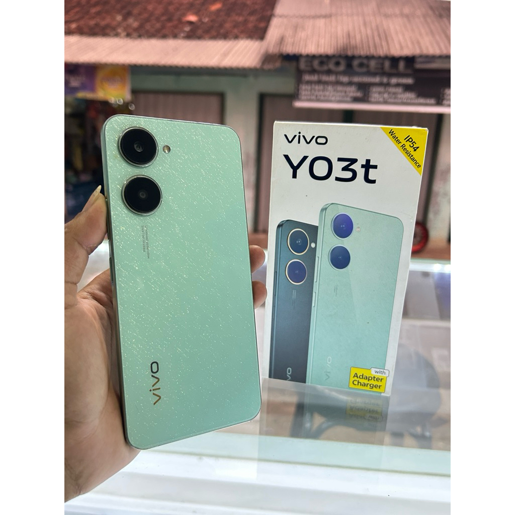 Vivo y03t Ram 4/64 fullset orian, second bergaransi