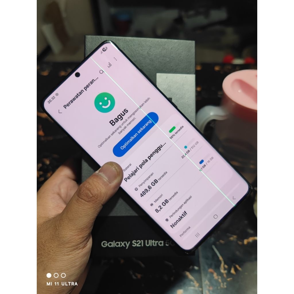 Samsung S21 Ultra 5G Sein resmi 16/512GB Fullset