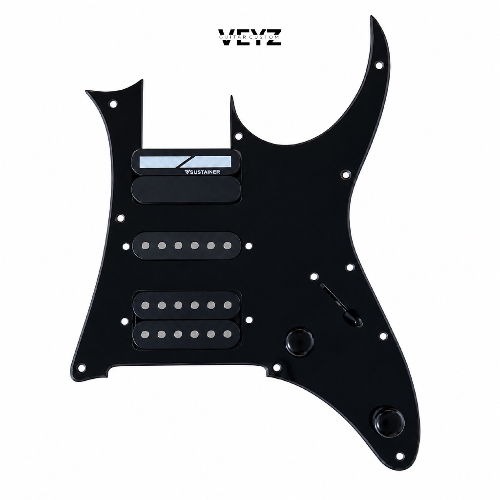 PICKGUARD SUSTANIAC FULL WIRING HSH PUSHPULL FOR IBANEZ JEM / IBANEZ PIA
