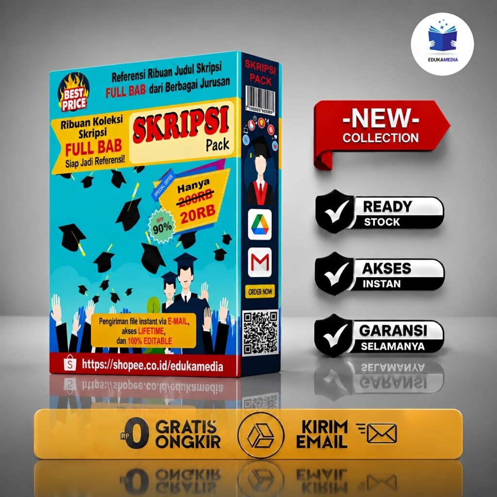 SKRIPSI PACK: Referensi Ribuan Judul Skripsi Full Bab Berbagai Jurusan