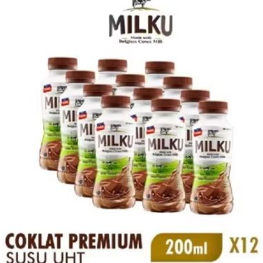 Susu UHT Milku Coklat -strawberry