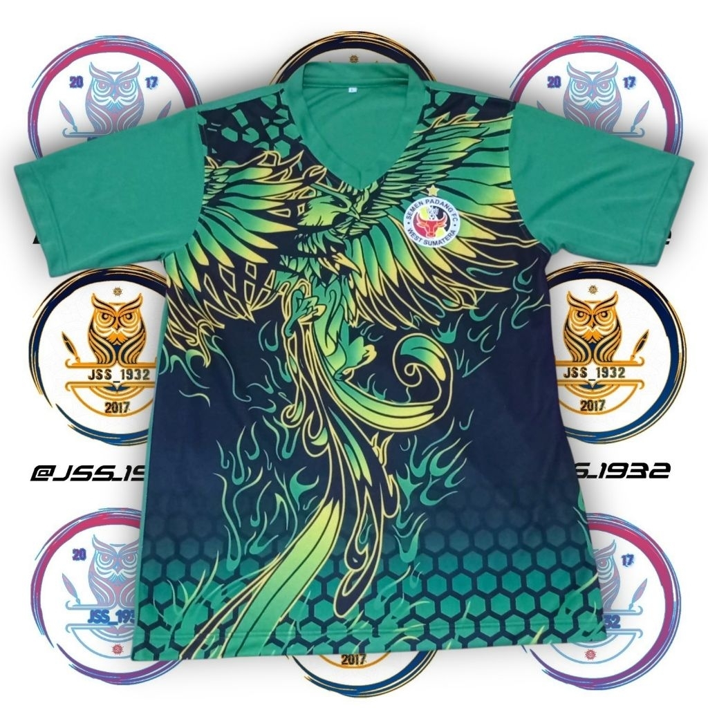 Jersey Bola SEMEN PADANG Kit Murah Retro Vintage Rare Blokecore Olahraga Sepakbola - L
