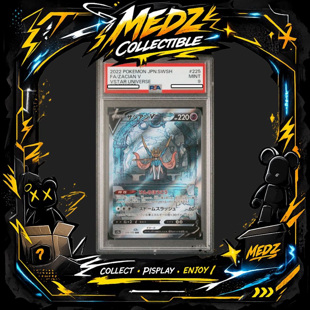 (PSA) Slab Pokemon | 2022 POKEMON JAPANESE SWORD & SHIELD VSTAR UNIVERSE FULL ART/ZACIAN V 225 | PSA