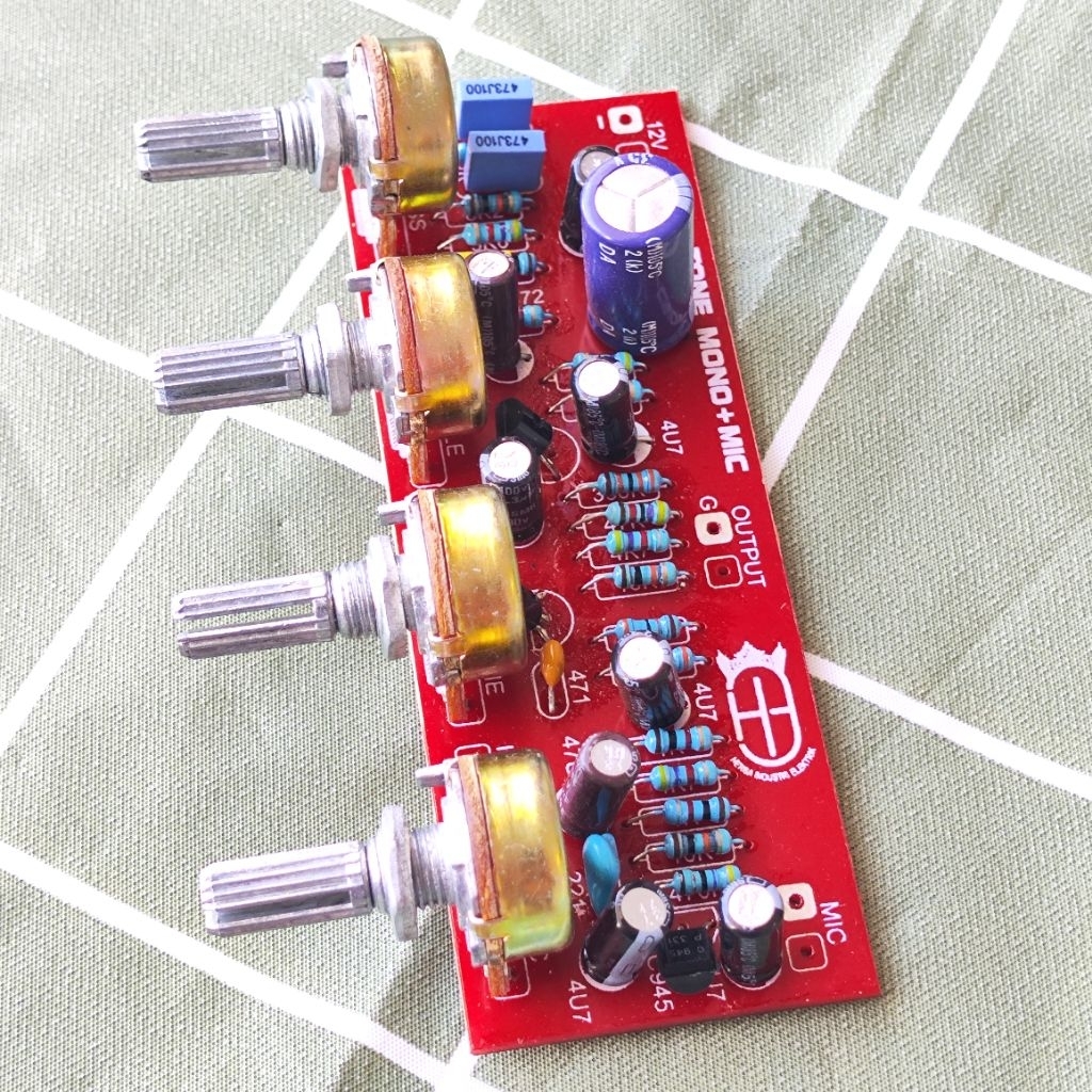 tone Control mono + mic Input power Amplifier
