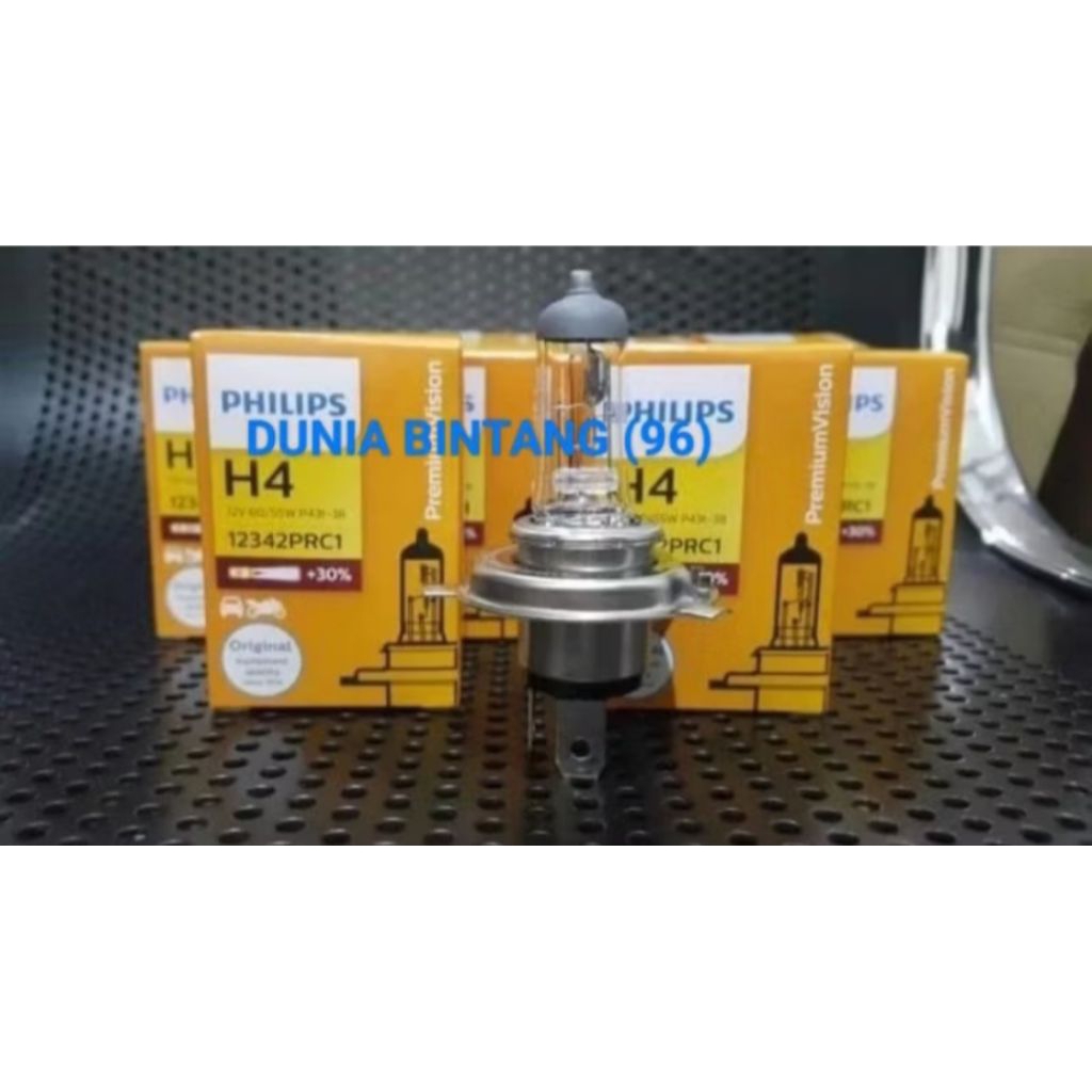 Bohlam Halogen H4 Philips 12V 130/100W Original