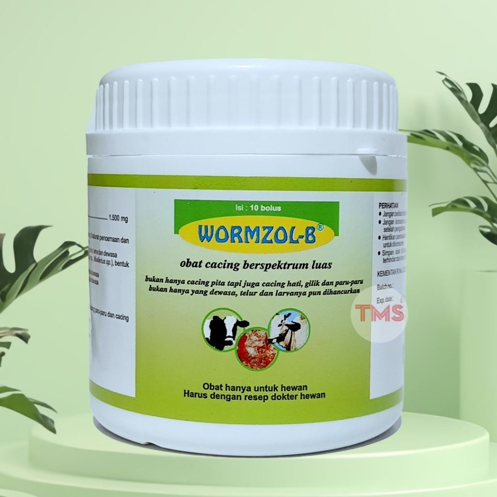 WORMZOL B ISI 10 KAPLET Obat cacing sapi kerbau