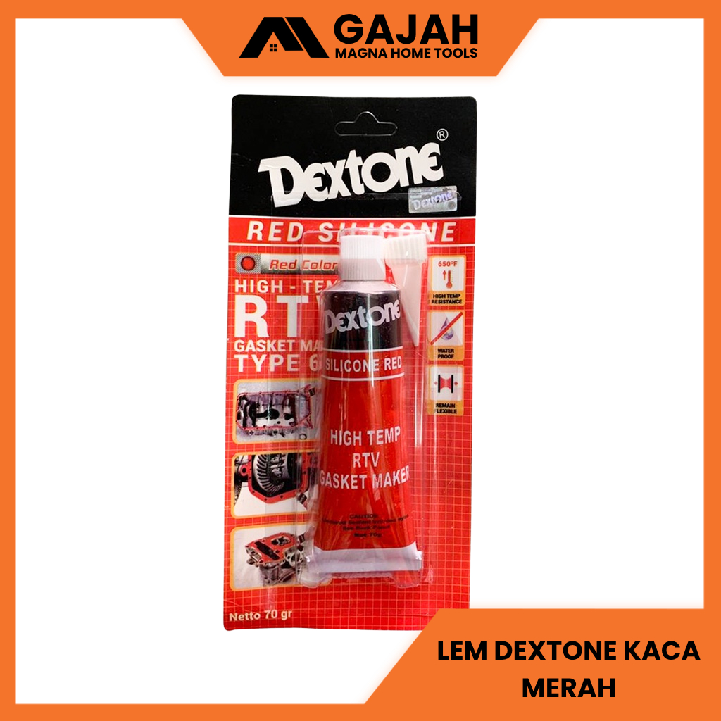 LEM DEXTONE KACA AQUARIUM BENING KECIL MERAH