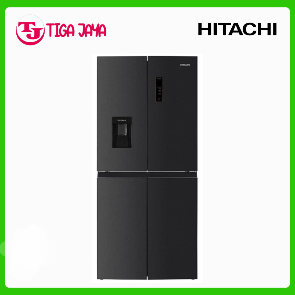HITACHI HR4N7520DSWDXID Kulkas 4 Pintu With Dispenser Kompresor Inverter