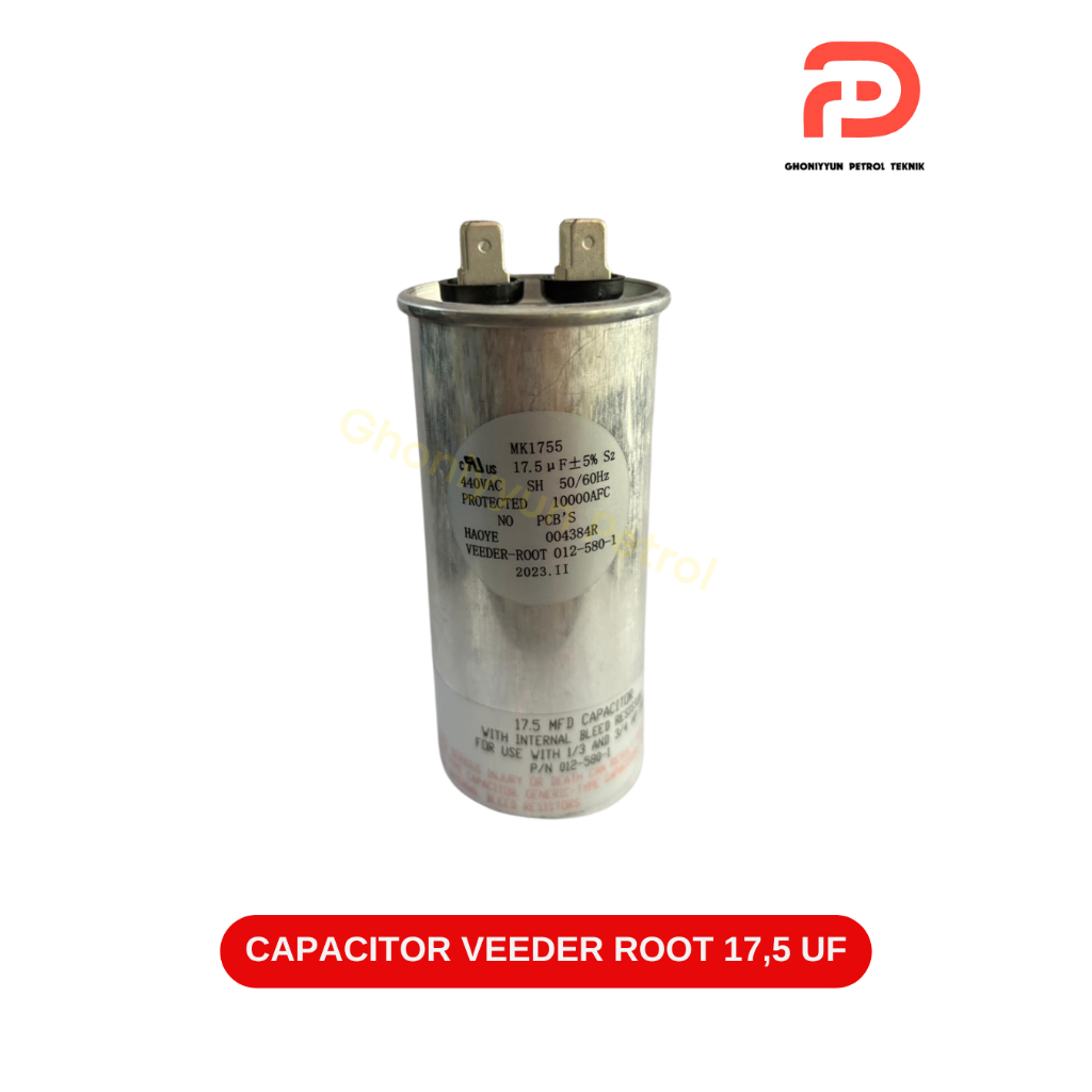 Capacitor Veeder Root MK1755 - 17,5 UF - Kapasitor Viderut