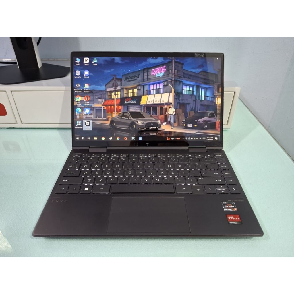 Laptop HP Envy X360-13inch AMD Ryzen 5 4500U 8GB Ram (Minus Seadanya) Masih Normal Murah