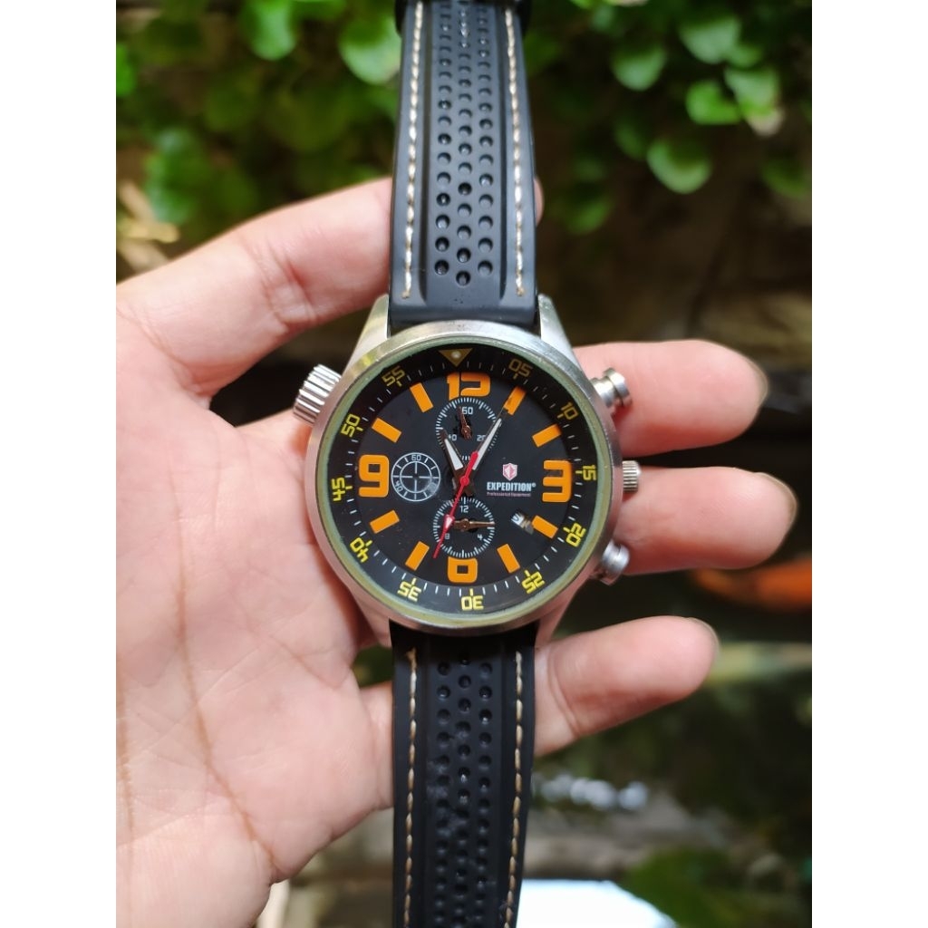 jam tangan expedition E6318M bekas preloved