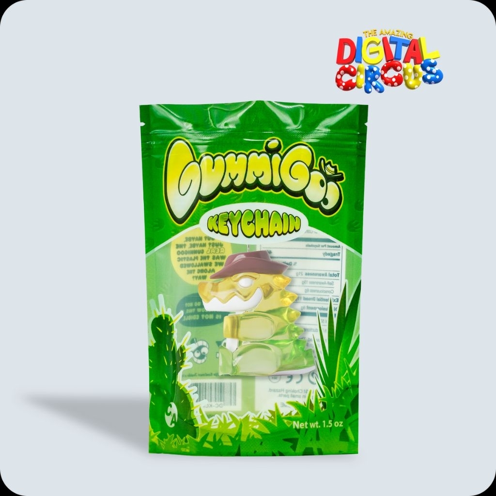OFFICIAL - Gummigoo keychain figurine - TADC The Amazing Digital Circus ORI