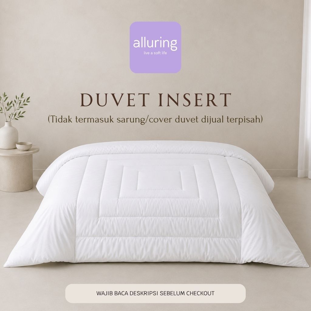 ALLURING Isi Selimut Duvet Microfiber Premium  (Duvet Insert)