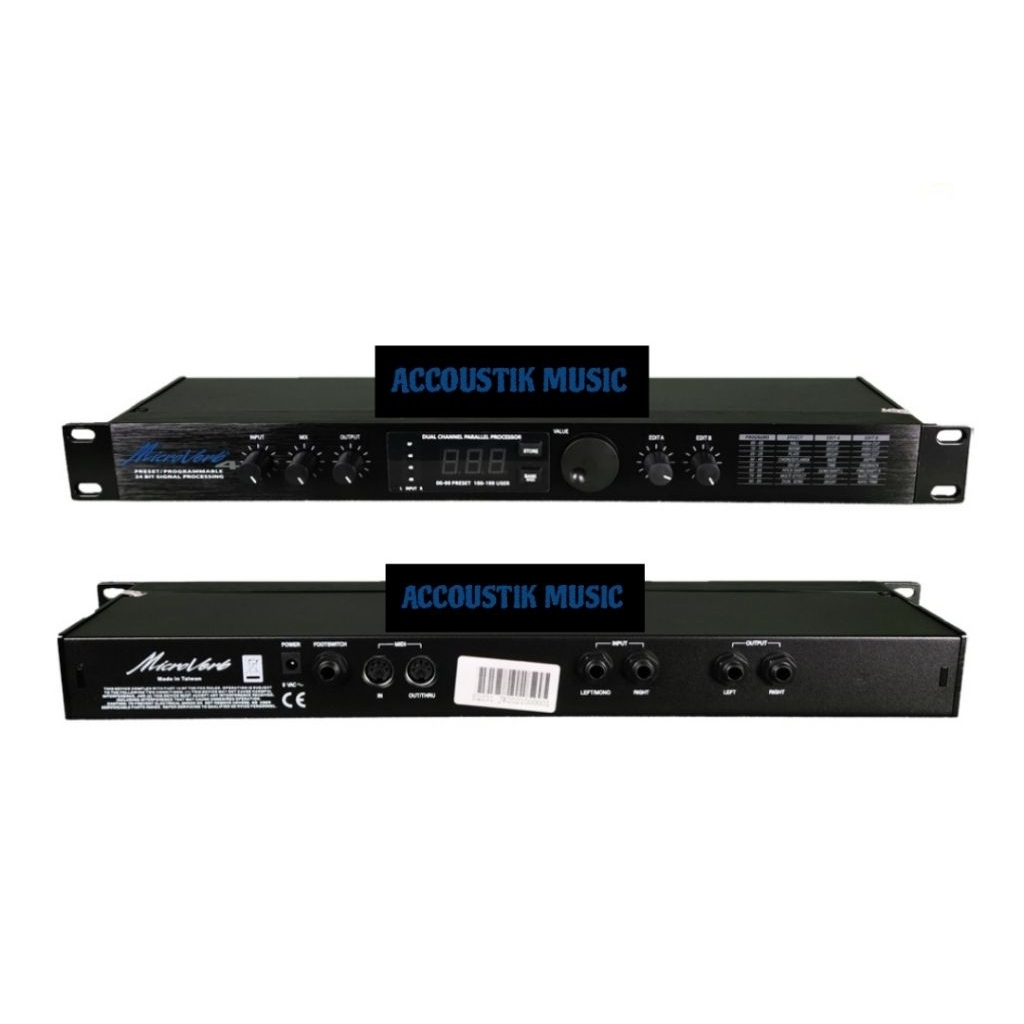MULTI EFFECT VOCAL MICROVERB4 MADE IN TAIWAN II TAIWAN