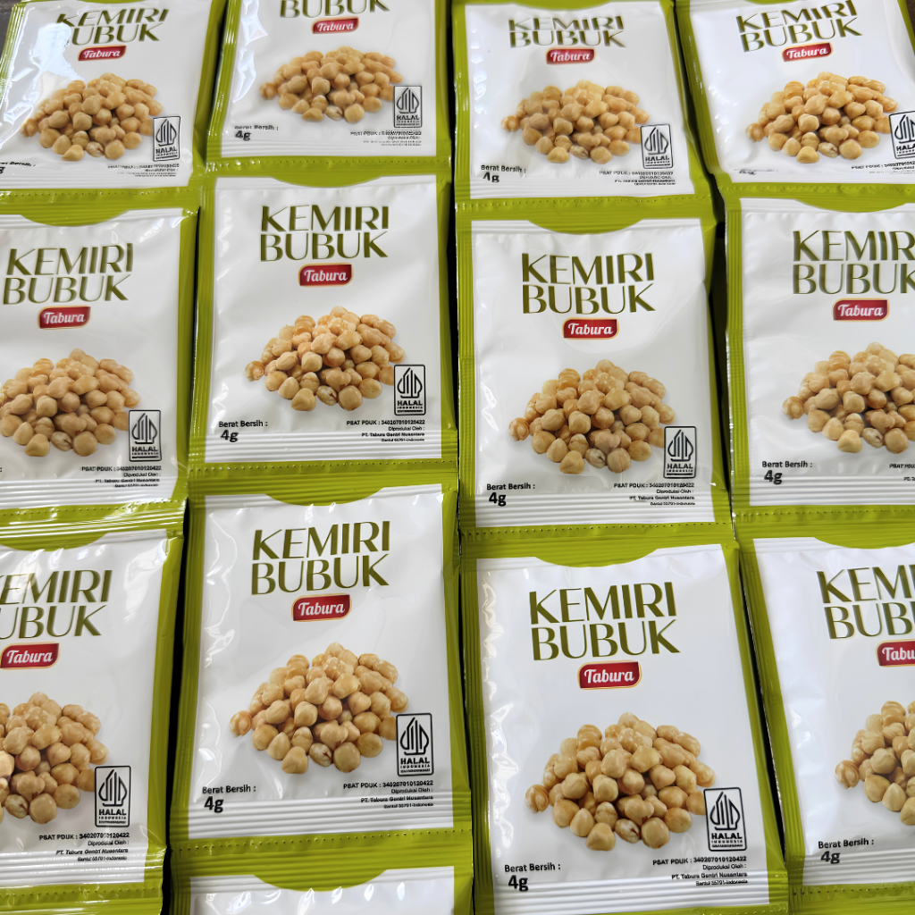 KEMIRI BUBUK TABURA RENCENG ISI 12 SACHET / BUMBU BUBUK INSTAN