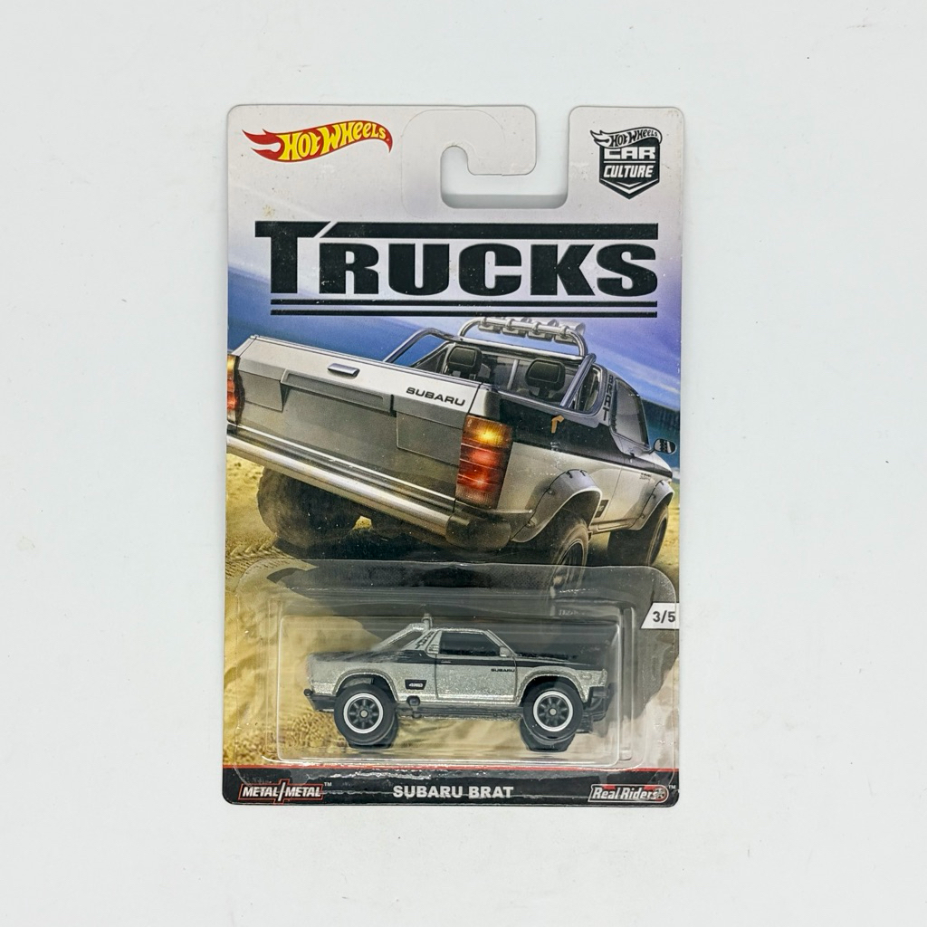 Hot Wheels Car Culture Trucks Subaru Brat Silver