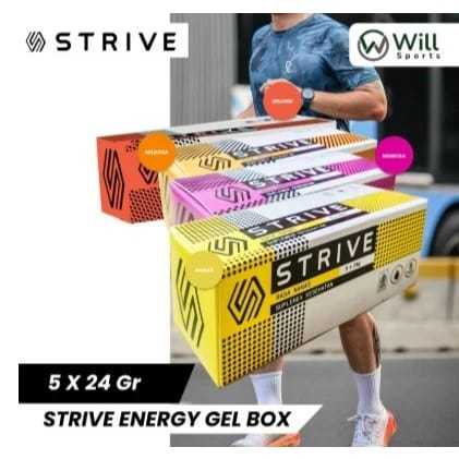 Strive Energy Gel 5 pcs 1 box strive gel / suplemen olahraga