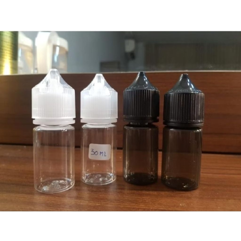 Botol Essen 30ml hitam botol chubby 30 ml botol tetes kerucut