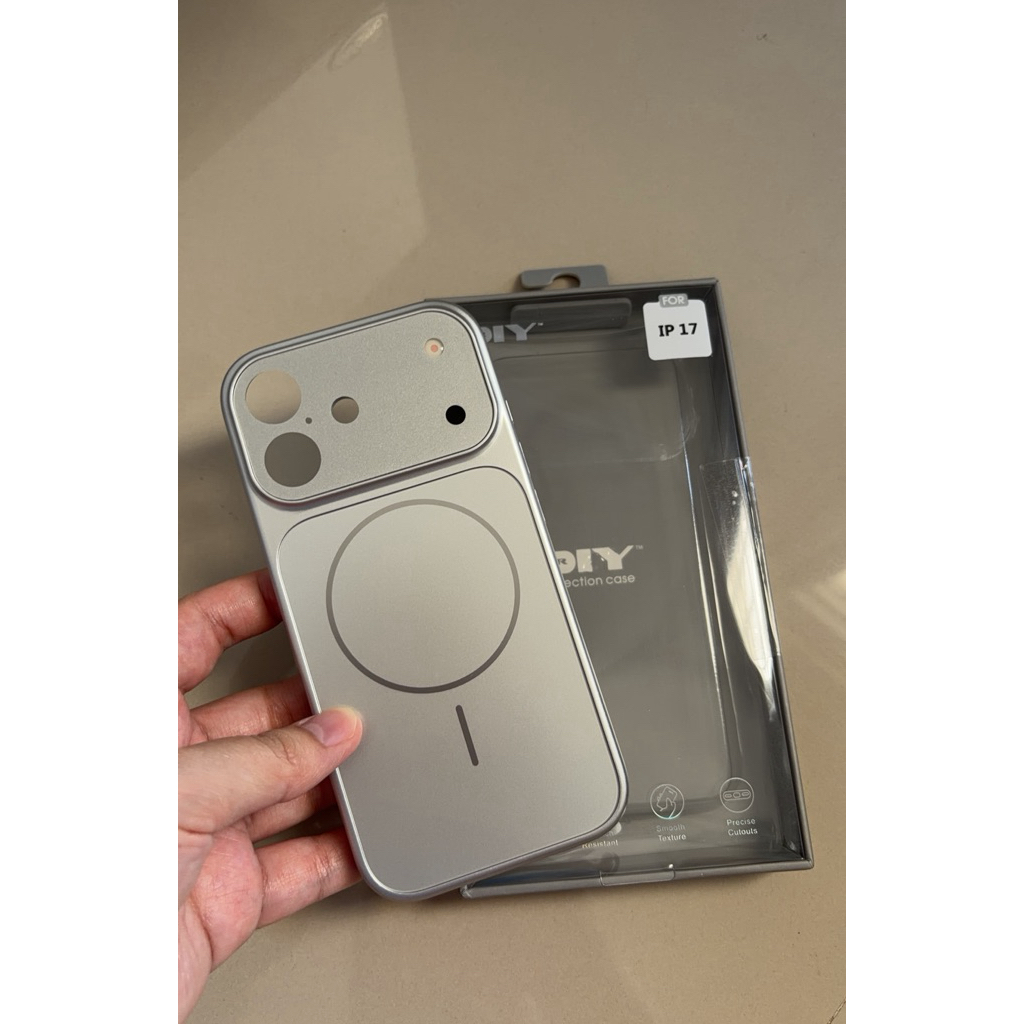 Case Iphone 17basic MR DIY warna silver