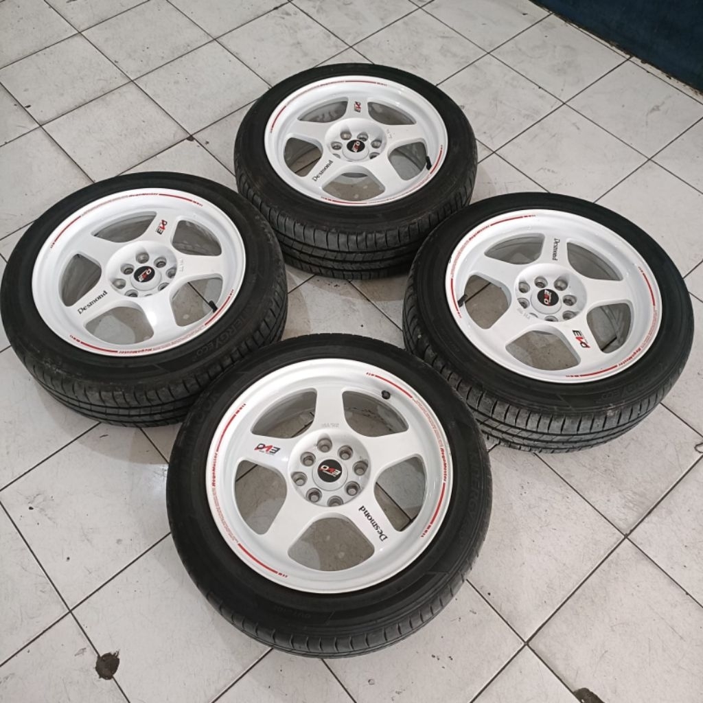 VELG SECOND RACING SPOON RING 16 R16X7 4X100/114,3 BAN 195 50 R16 JAZZ YARIS BRIO AYLA CALYA SIGRA