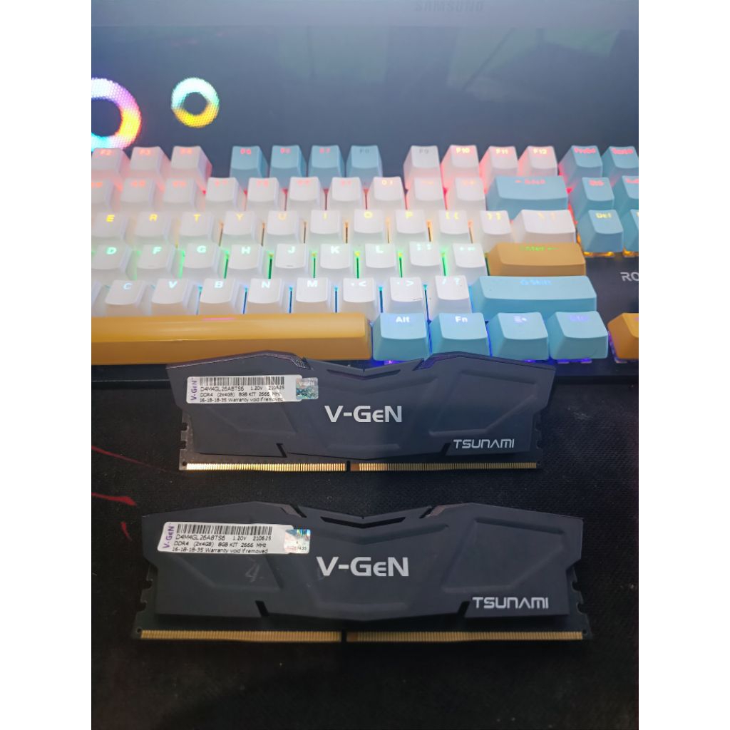 Ram VGen Tsunami DDR4 2X4GB: 8GB 2666Mhz