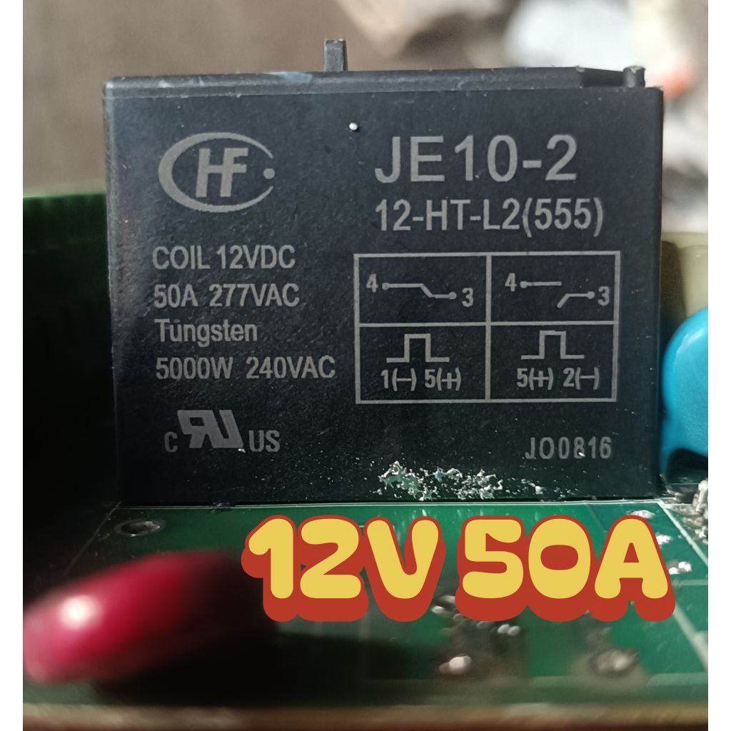 RELAY JE10-2 12V 50A 5PIN