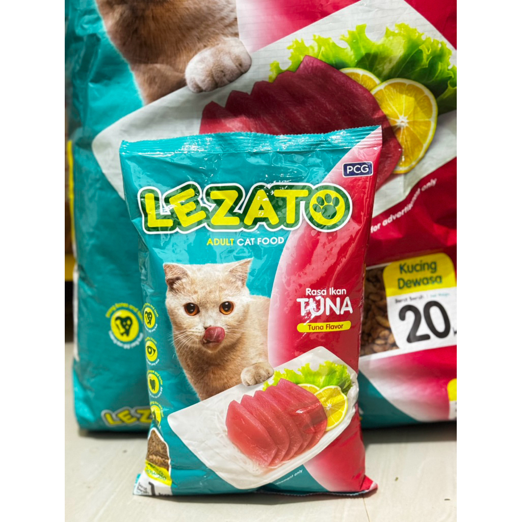 Makanan Kucing Lezato Cat RASA Tuna MAKANAN KUCING LEZATO TUNA