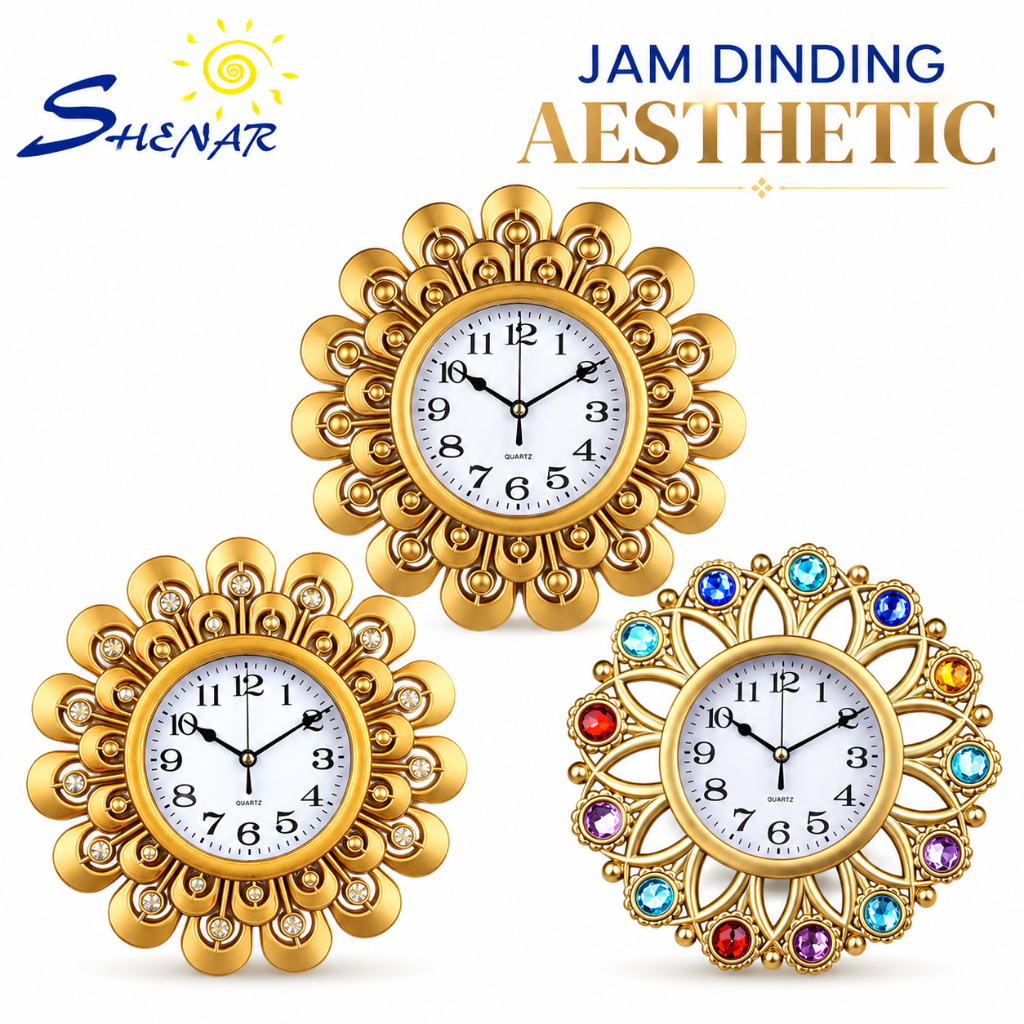 Jam Dinding Jam Dinding Aesthetic Jam Kaca Aesthetic Walldecor