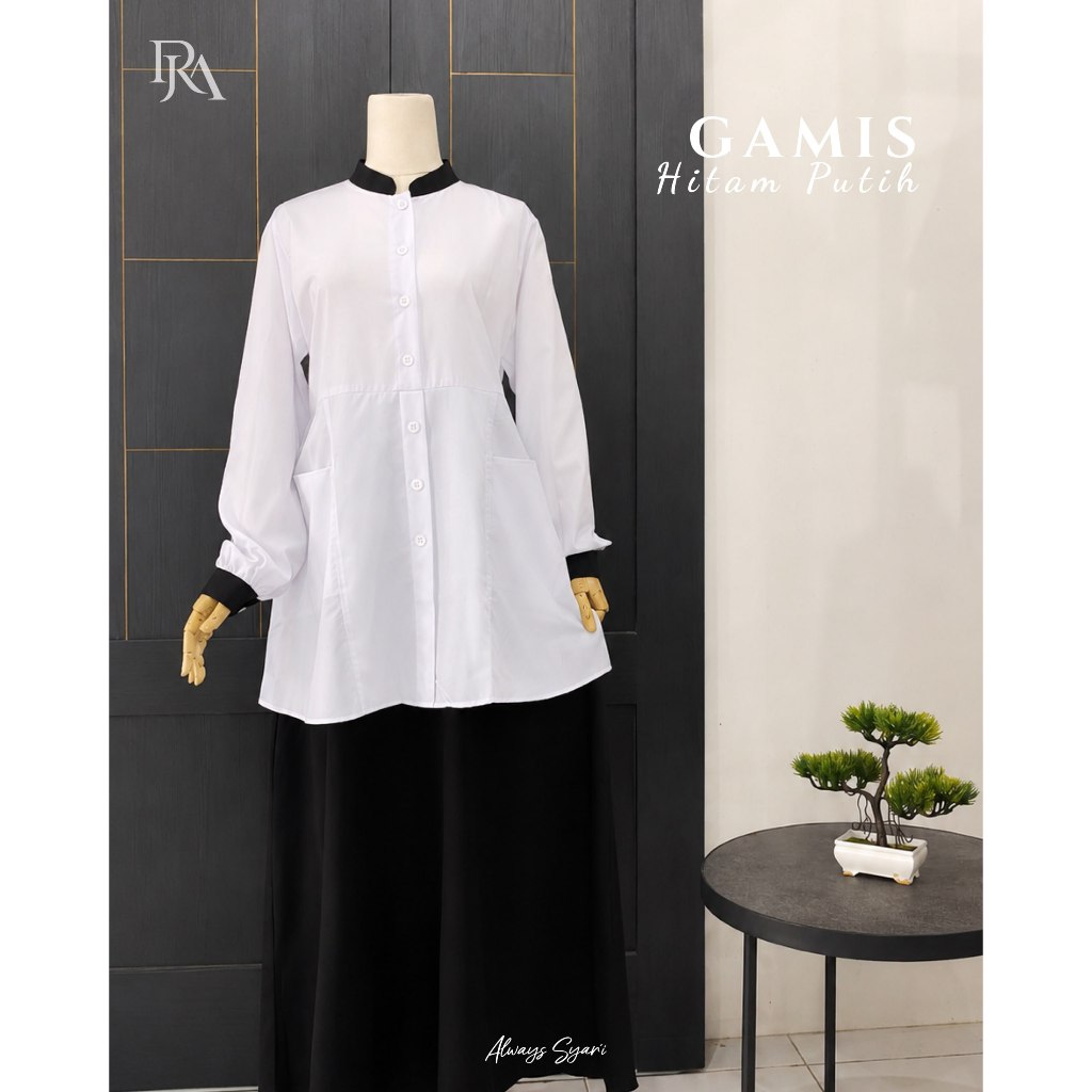 GAMIS HITAM PUTIH RJA