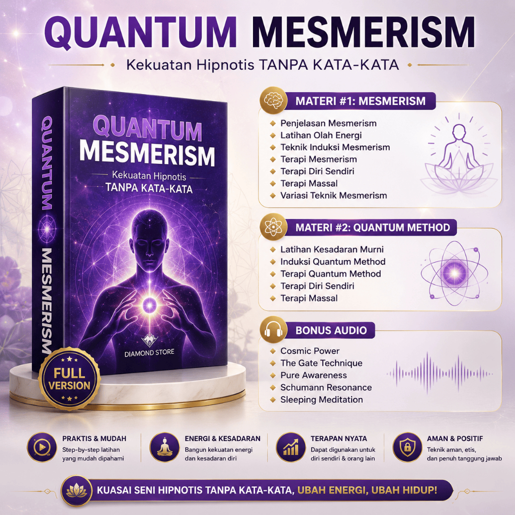 Ecourse Hipnotis Tanpa Kata Mesmerism Quantum Method Full Materi