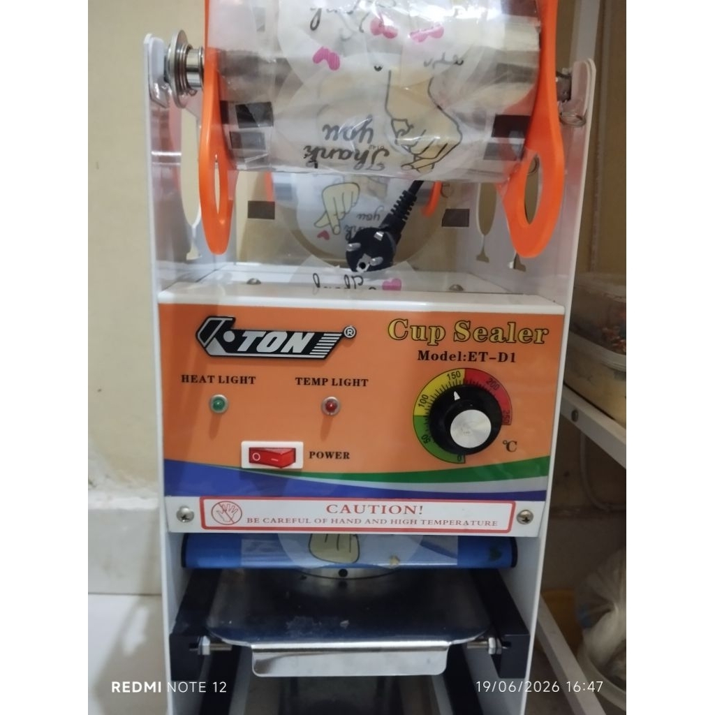 Mesin Cup Sealer Eton Et-D1 Second / Bekas