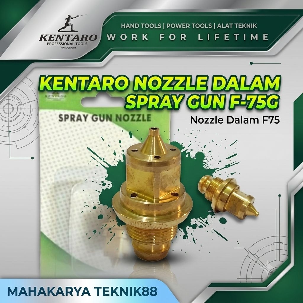 KENTARO Nozzle Dalam Spray Gun F-75G /KENTARO Spare Part Spray gun F75