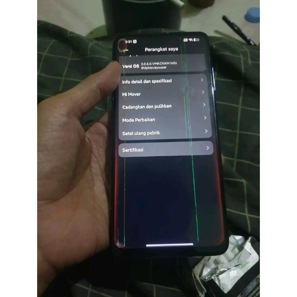 lcd poco x3pro minus