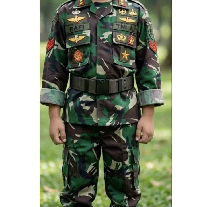 SERAGAM PROFESI ANAK LORENG TENTARA SERAGAM ANAK PROFESI