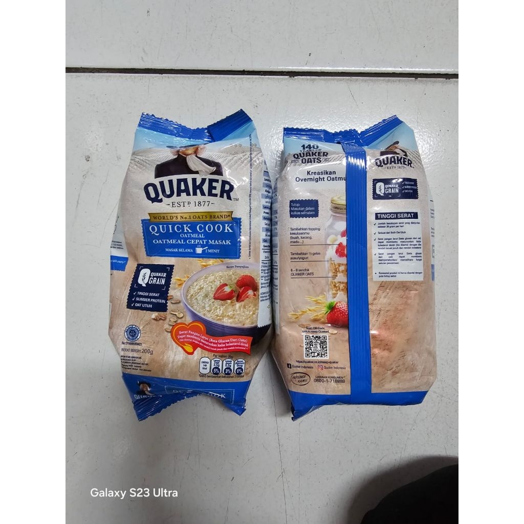 Quaker Quick cook oatmeal 200