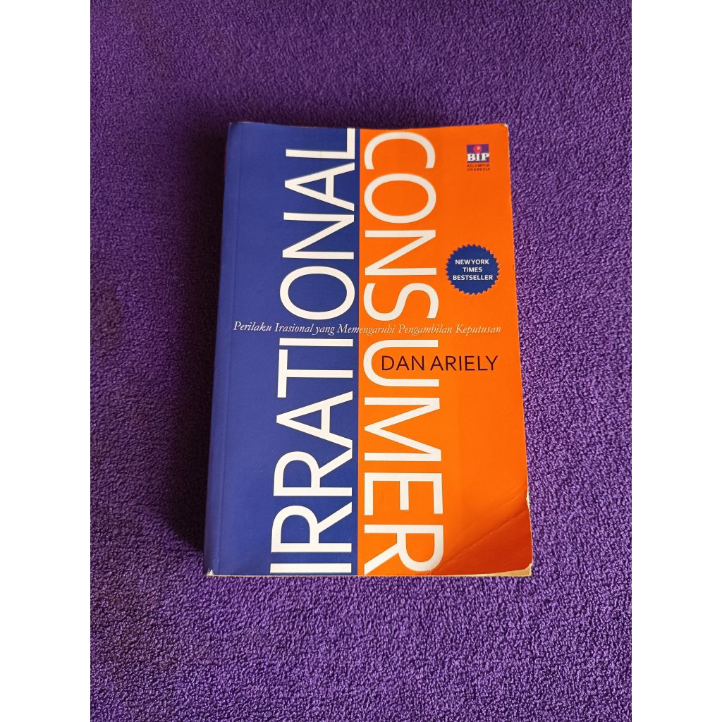 (Original) Buku Irrational Consumer by Dan Ariely