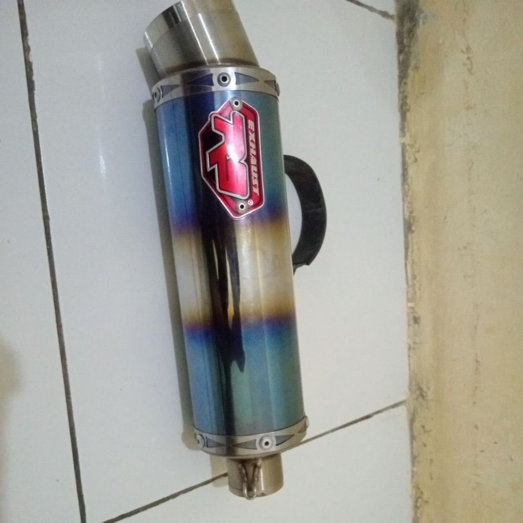 knalpot r9 Mugello original inlet 38mm
