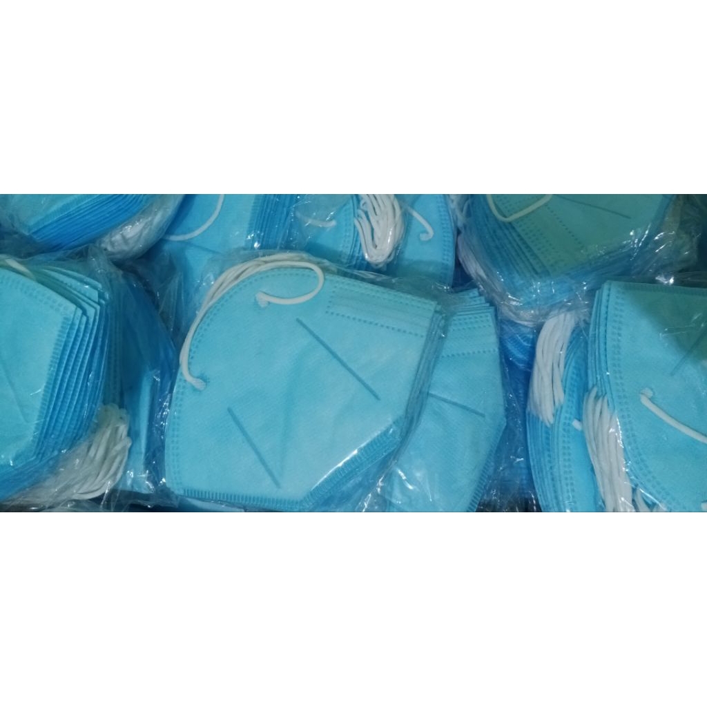 Masker Kn95 isi 50pcs Warna Biru